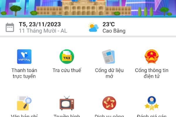 Mã QR để tải tài liệu hướng dẫn cài đặt và sử dụng Ứng dụng trên nền tảng di động phục vụ hoạt động của tổ chức và công dân